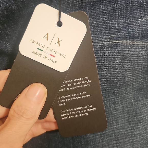 Women's Mid Rise Super Skinny Dark Blue Jeans - Picture 3 of 7